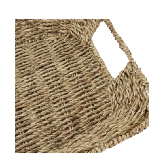 2/$45! Draper James Woven Sea Grass Tray​ - Picture 4 of 8